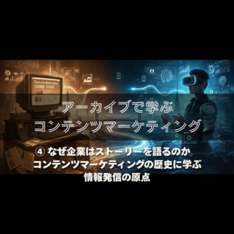 【アーカイブで学ぶコンテンツマーケティング】④なぜ企業はストーリーを語るのか。コンテンツマーケティングの歴史に学ぶ情報発信の原点