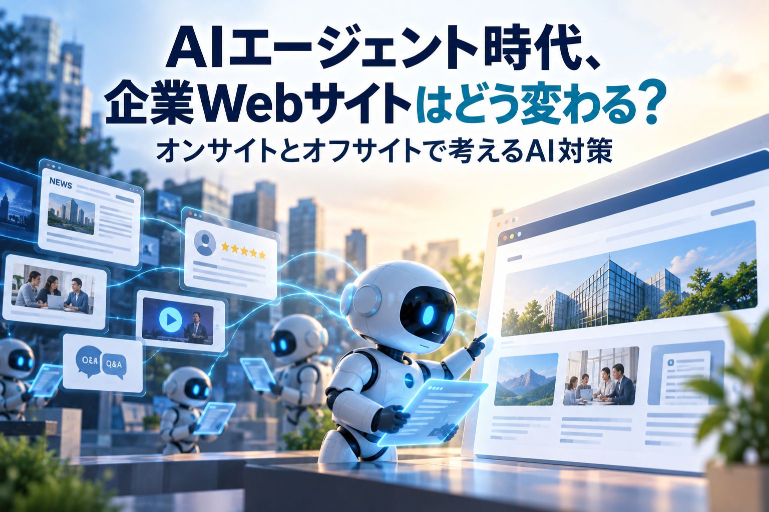 AIエージェント時代、企業Webサイトはどう変わる? オンサイトとオフサイトで考えるAI対策